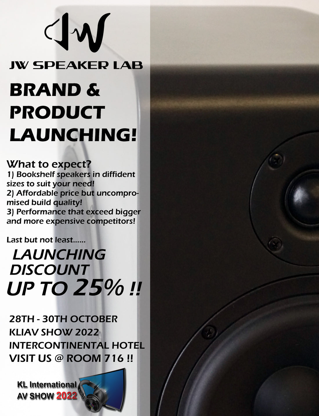 THE OFFICIAL GRAND LAUNCHING OF JW SPEAKER LAB!!