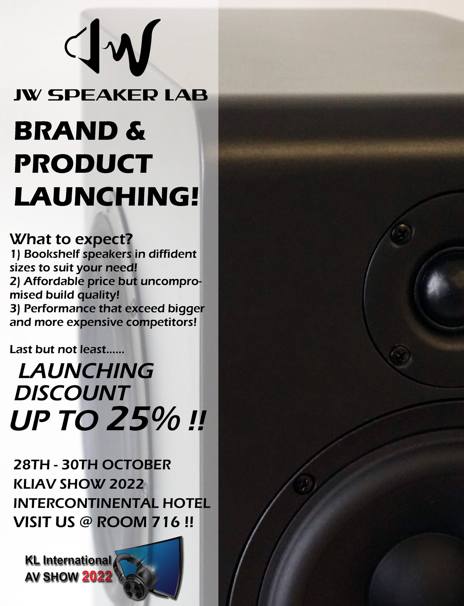 THE OFFICIAL GRAND LAUNCHING OF JW SPEAKER LAB!! jwspeakerlab